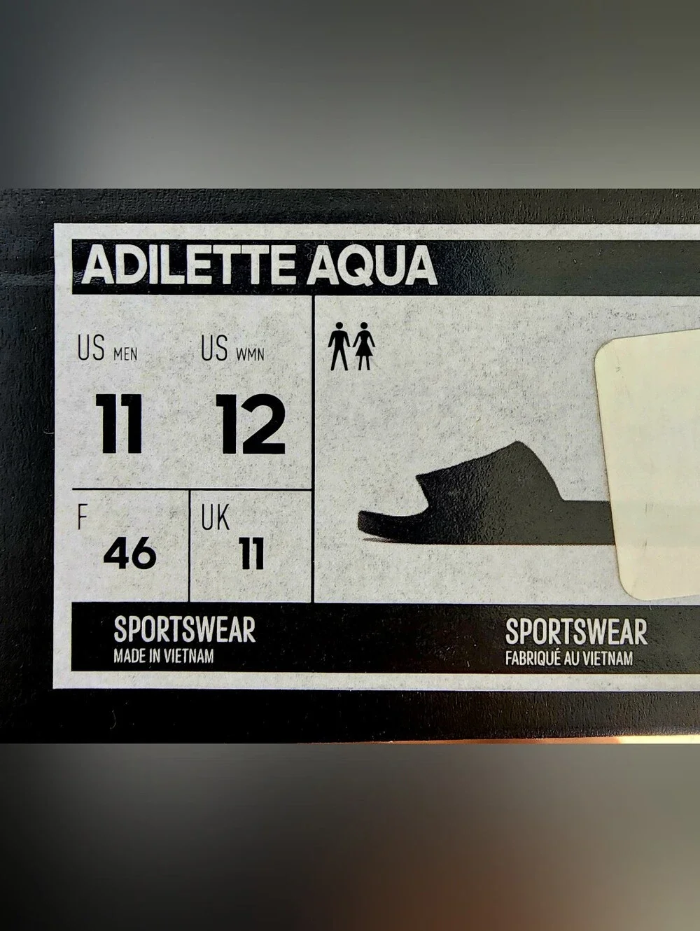 adidas Adilette Aqua Black Slides